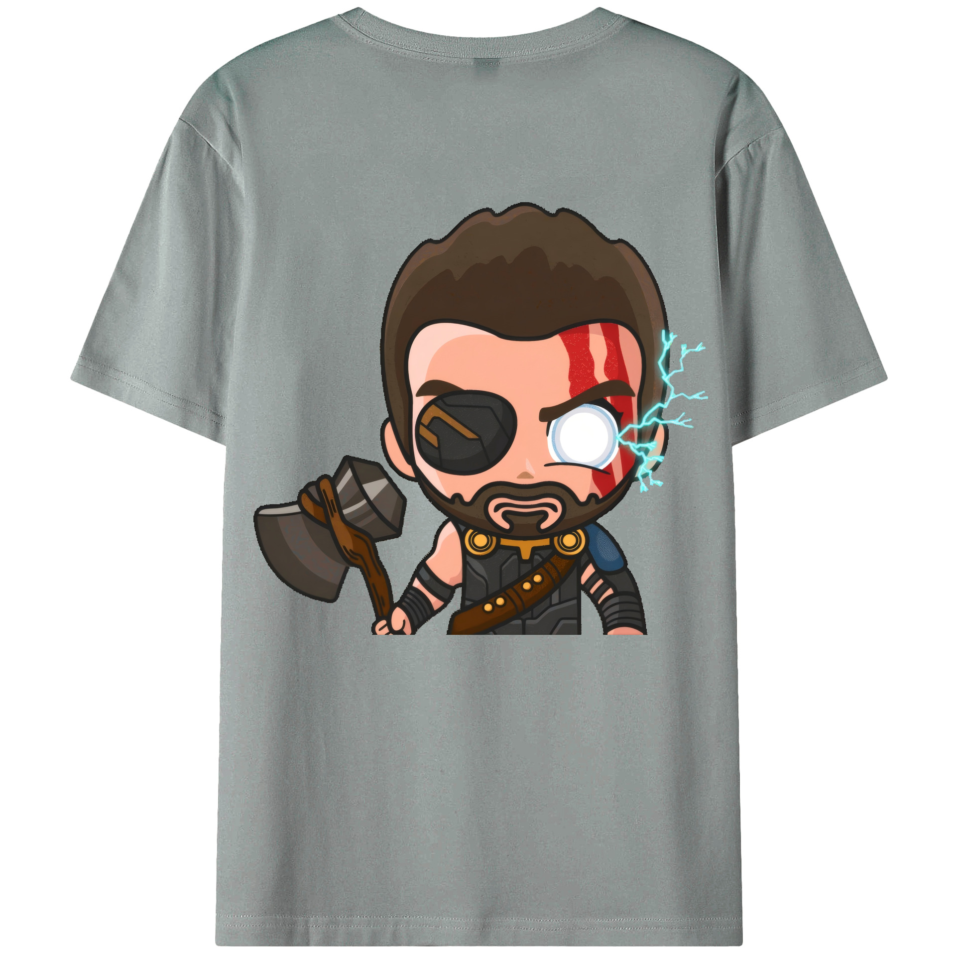 （画像用） アベンジャーズ The Avengers 綿100％ メンズ半袖Tシャツ（バックプリント） 通気性
